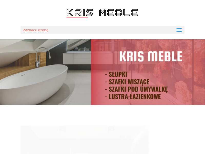 Oferta mebli łazienkowych w Krismeble.com.pl!